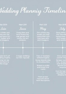 Der perfekte Zeitplan für die Hochzeitsplanung: Gelassen zum großen Tag