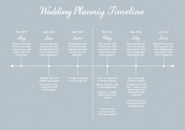 Der perfekte Zeitplan für die Hochzeitsplanung: Gelassen zum großen Tag