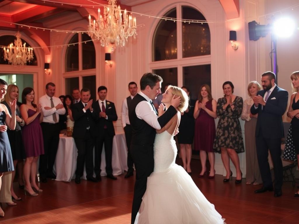     Der Ablauf eines perfekten Hochzeitstages. Der Übergang zur Party: Musikwechsel, erster Tanz und Gäste einbeziehen