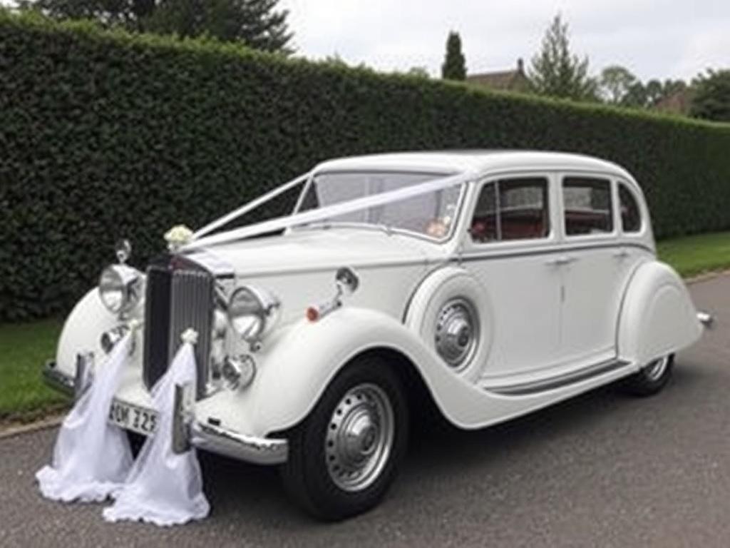     Hochzeitsfahrten: Vom Oldtimer bis zur Limousine. Dekoration und Styling des Fahrzeugs
