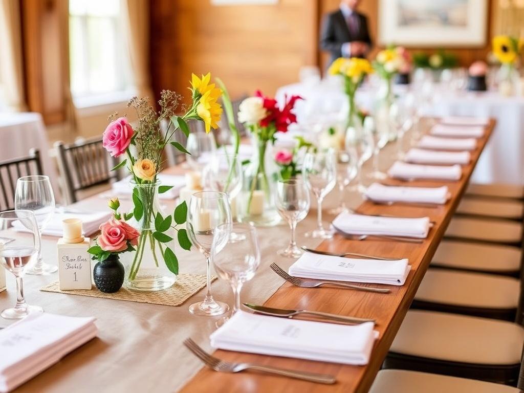     Tischdekoration: Von Tischkarten bis zu Centerpieces. Nachhaltigkeit: Schöne Tische mit gutem Gewissen