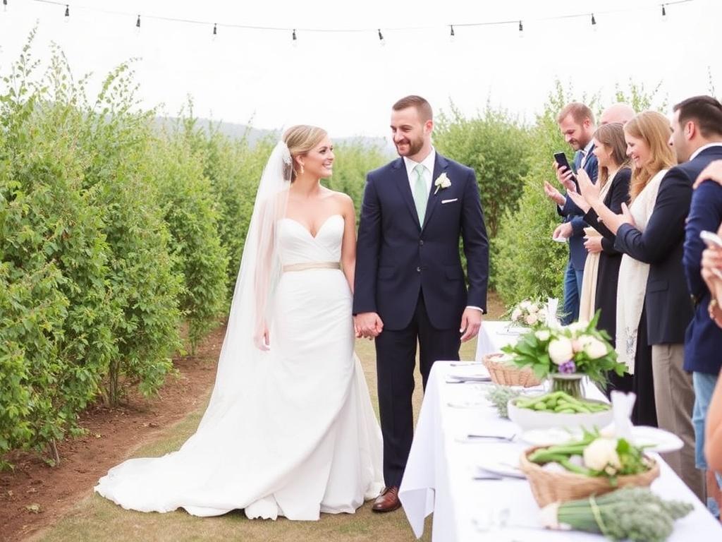     Nachhaltig heiraten: Tipps für eine grüne Hochzeit. Catering: regional, saisonal und köstlich